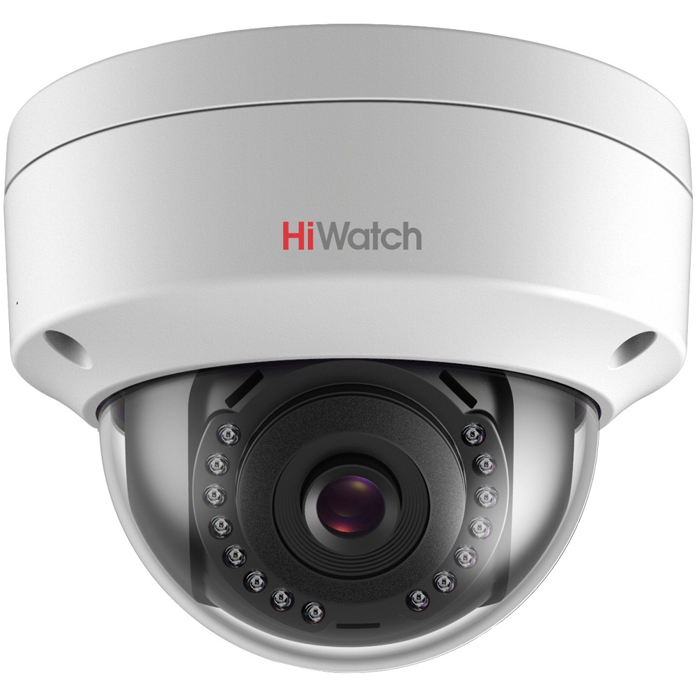 HiWatch DS-I402(B) (2.8 mm). 4Мп уличная купольная IP-камера с ИК-подсветкой до 30м