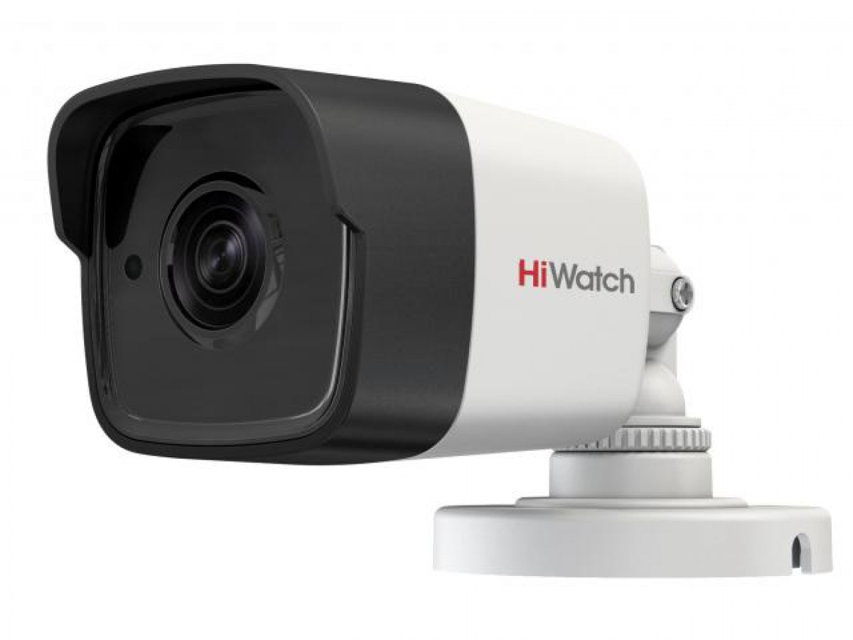 HiWatch DS-T500 (B) (6 mm). 5Мп уличная цилиндрическая HD-TVI камера с EXIR-подсветкой до 20м