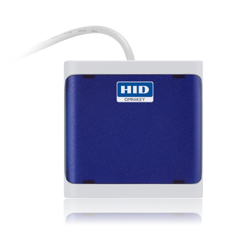 HID R50210218-DB. Стильный компактный считыватель OMNIKEY (CardMan) 5021 CL USB бесконтактных смарт-карт (Темно-синий)
