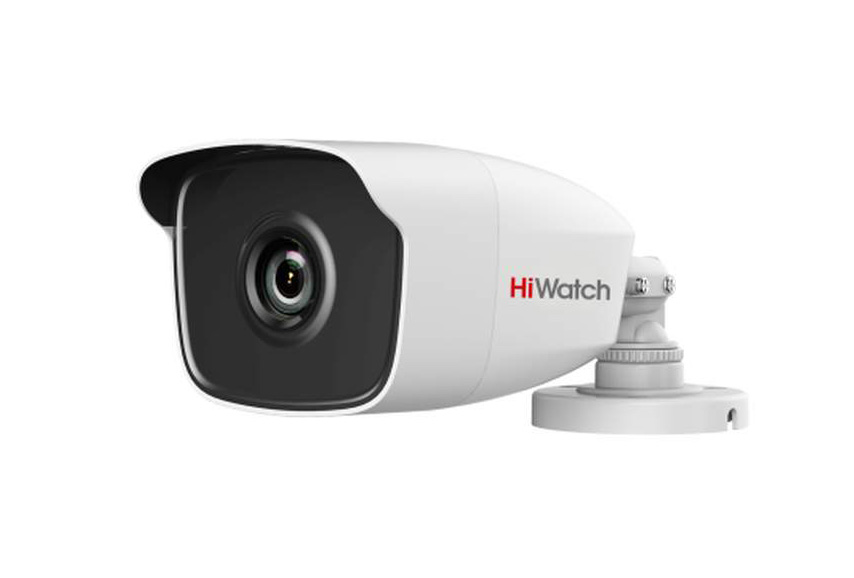 HiWatch DS-T110 (2.8 mm). 1Мп уличная цилиндрическая HD-TVI камера с EXIR-подсветкой до 20м