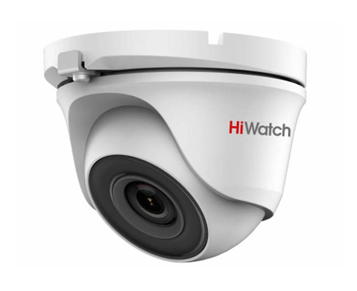 HiWatch DS-T203(B) (3.6 mm). 2Мп уличная купольная HD-TVI камера с EXIR-подсветкой до 20м