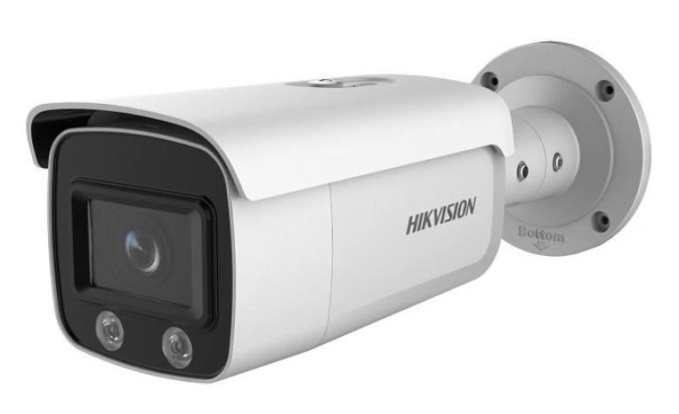 Hikvision DS-2CD2T47G1-L(6mm). 4Мп уличная цилиндрическая IP-камера с LED-подсветкой до 30м