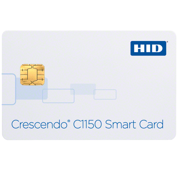HID 401150C. Контактная смарт-карта Crescendo C1150 (PKI +MIFARE +HID Prox/Indala)