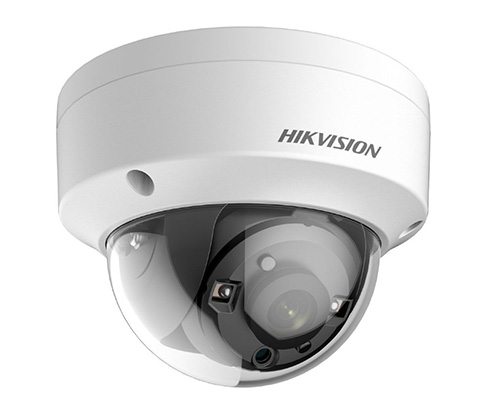 Hikvision DS-2CE57H8T-VPITF (2.8mm). 5Мп уличная купольная HD-TVI камера с EXIR-подсветкой до 30м