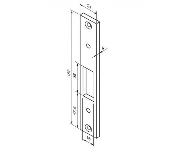 ABLOY 4614. Запорная планка Abloy