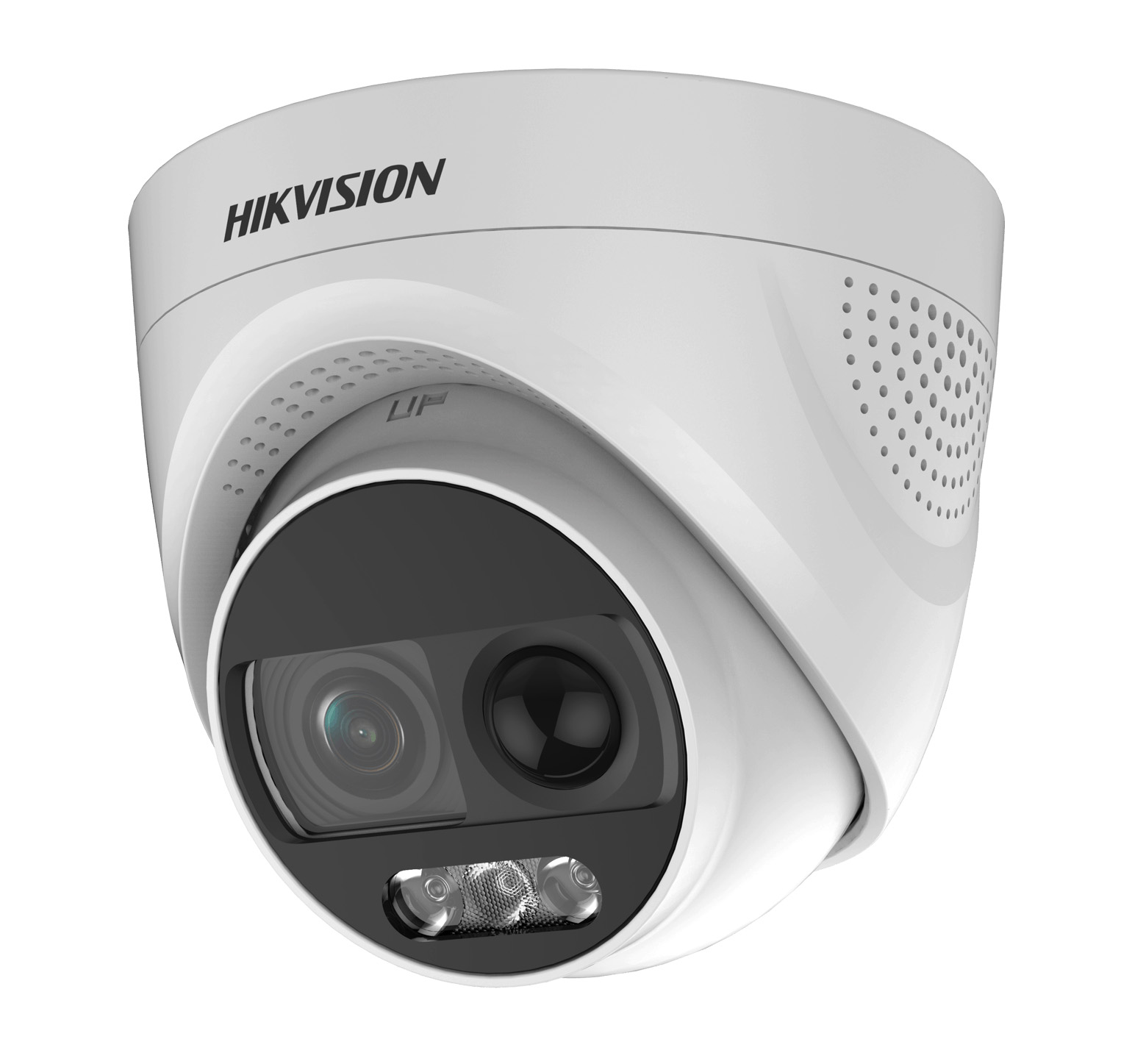 Hikvision DS-2CE72DFT-PIRXOF28(2.8mm). 2Мп уличная  HD-TVI камера с сиреной, строблампой и LED подсветкой до 20м