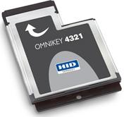 HID R43210001-1. Считыватель для ноутбука или КПК OMNIKEY 4321 ExpressCard 54 контактных смарт-карт