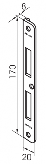 ABLOY EA321. Запорная планка Abloy