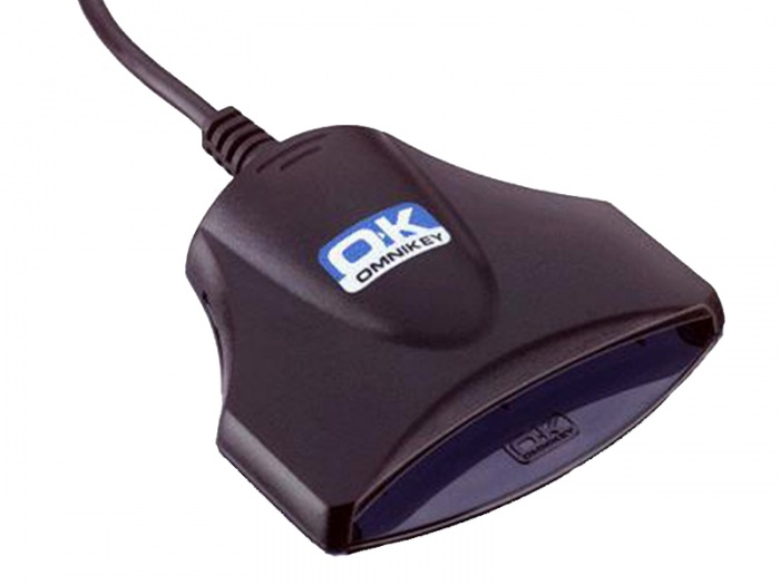 HID R10210311-1. Компактный настольный считыватель OMNIKEY 1021 USB контактных смарт-карт