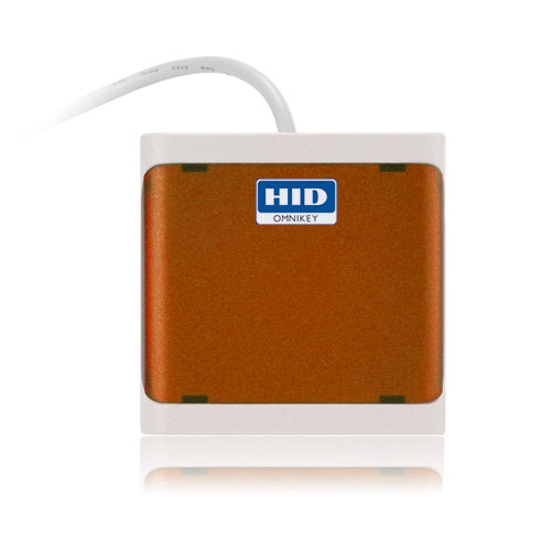 HID R50210218-OR. Стильный компактный считыватель OMNIKEY (CardMan) 5021 CL USB бесконтактных смарт-карт (Оранжевый)