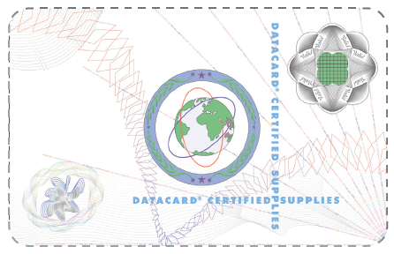 Datacard 508913-001. DuraGard Optigram 1.0 mil Datacard Certified Supplies:  Лента ламинационная с голограммой и UV защитой