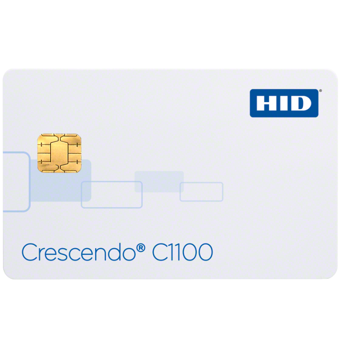 HID 4011006. Контактная смарт-карта Crescendo C1100 (PKI +DESFire EV1)