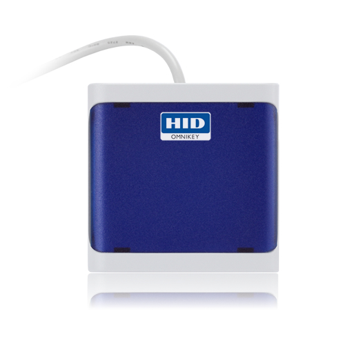 HID R50210018-BL. Стильный компактный считыватель OMNIKEY (CardMan) 5021 CL USB бесконтактных смарт-карт (Синий)