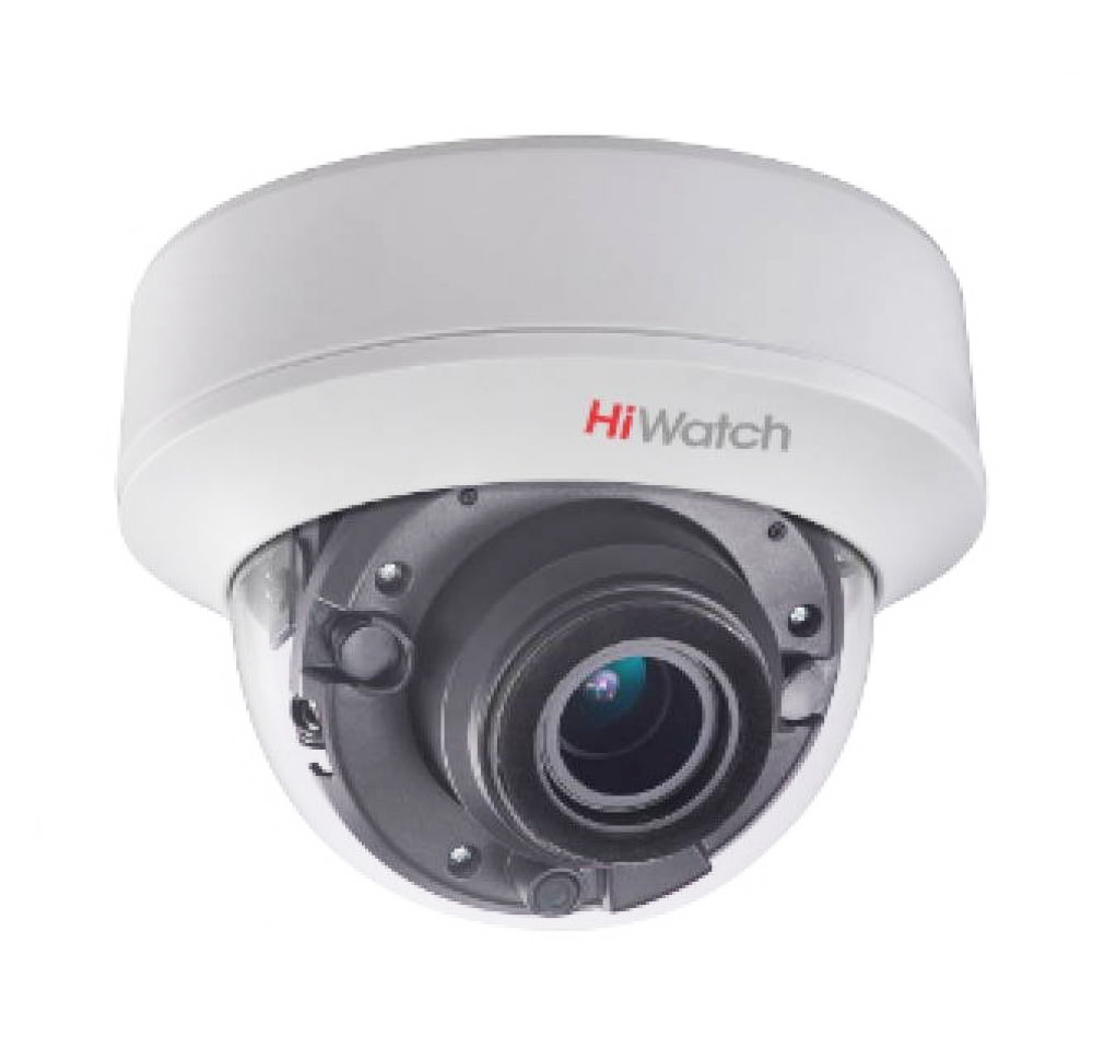 HiWatch DS-T208S (2.7-13,5 mm). 2Мп уличная купольная HD-TVI камера с EXIR-подсветкой до 60м