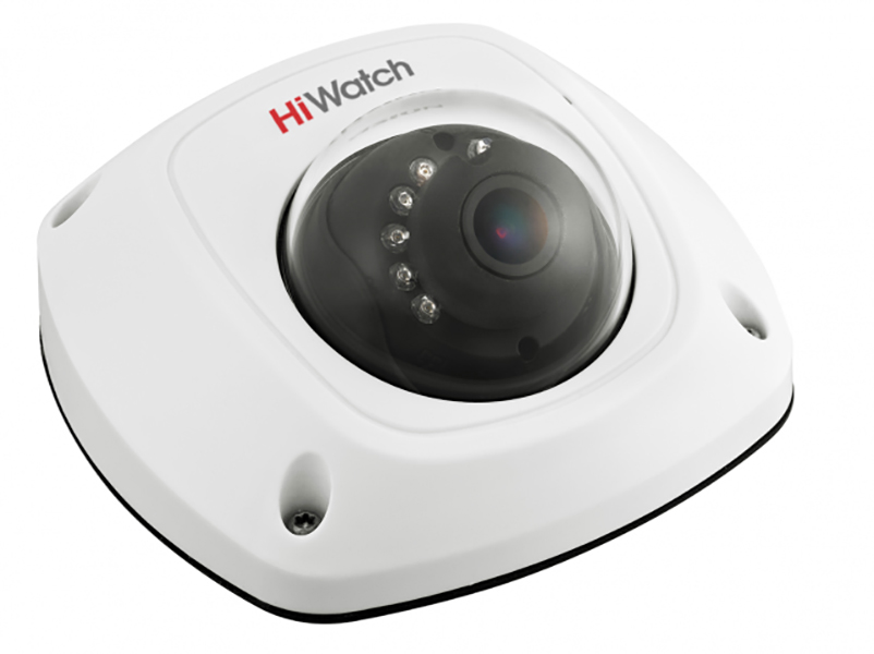 HiWatch DS-T251 (2.8 mm). 2Мп внутренняя купольная HD-TVI камера с ИК-подсветкой до 20м