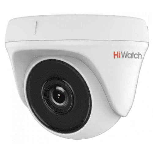 HiWatch DS-T233 (6 mm). 2Мп внутренняя купольная HD-TVI камера с EXIR-подсветкой до 40м