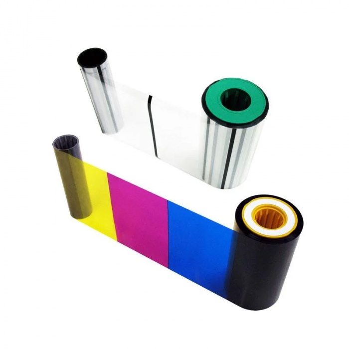 Magicard Prima 831. Набор из четырехцветной и ретрансферной ленты на 1000 отпечатков для Prima 8